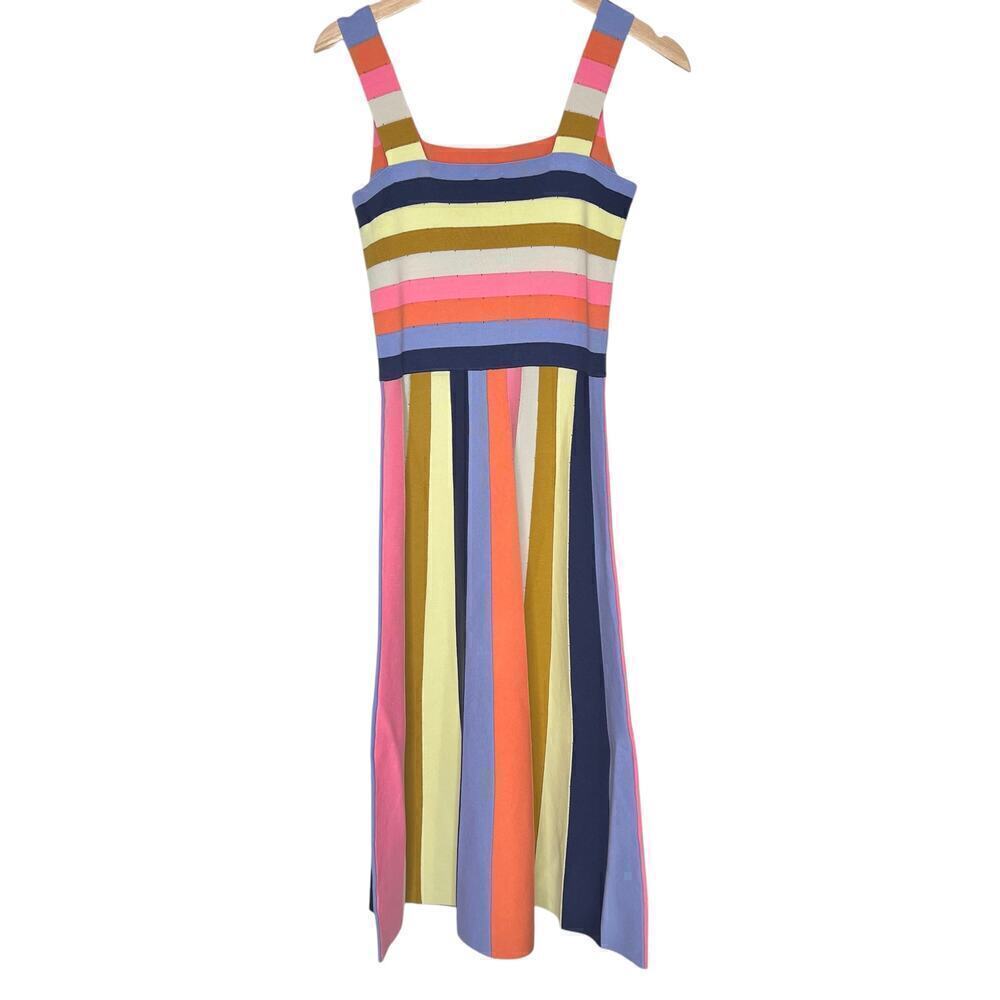 New Women’s Paul Smith Multi Stripe Knit Dress Size S - Picture 5 of 8